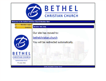 Tablet Screenshot of bethelcc.net